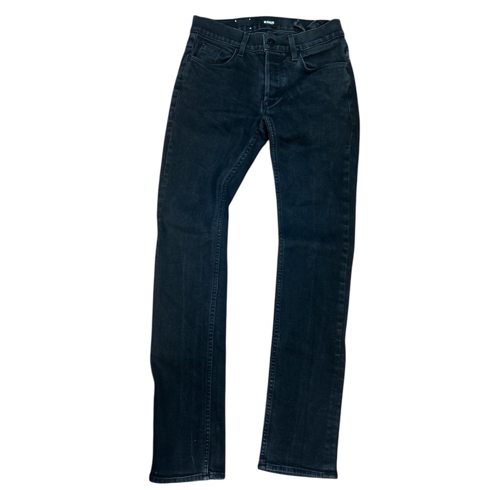 Hudson Jeans Sartor Men’s 28 Black Denim Slouchy Skinny
